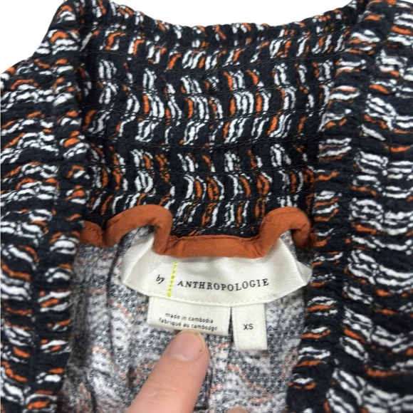 Anthropologie Women's Black Orange Aniya Pull On Balloon Jogger Pants XS EUC - Picture 8 of 13